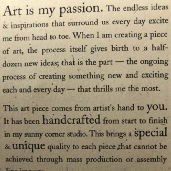 NWT Mina Lee Studio Art Originals "Create" Art BROOCH Pin Jewelry Handmade OOAK - Picture 4 of 7